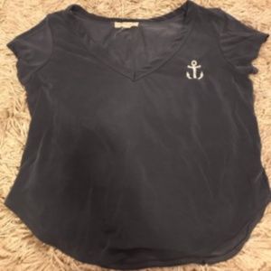 Embroidered Anchor Tee